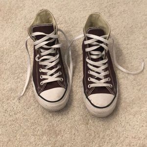 Size 7(men’s sizing) Chocolate Brown Converse